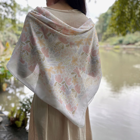 5 Easy & Stylish Ways to Style a Square Shawl
