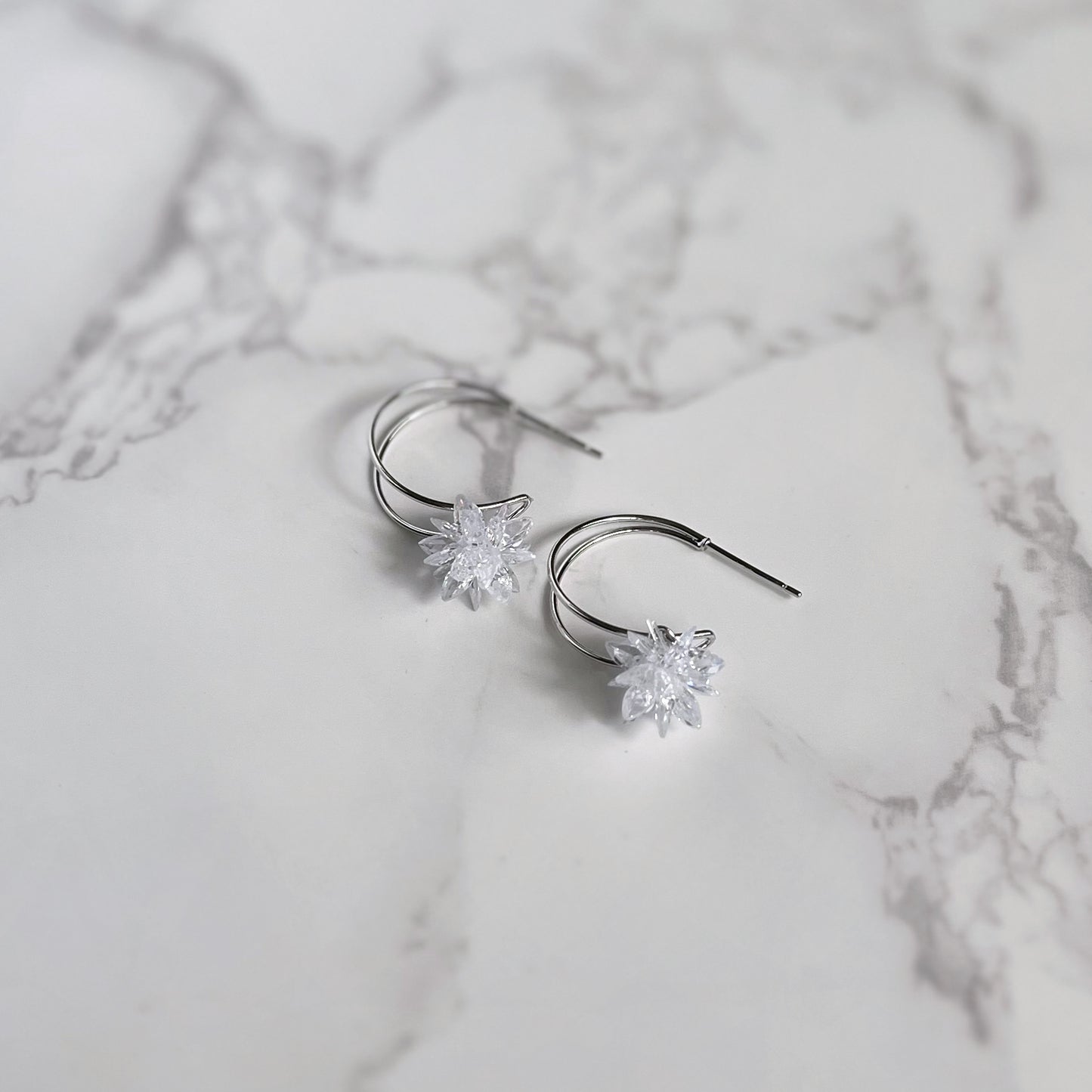 Akira Silver Hoops