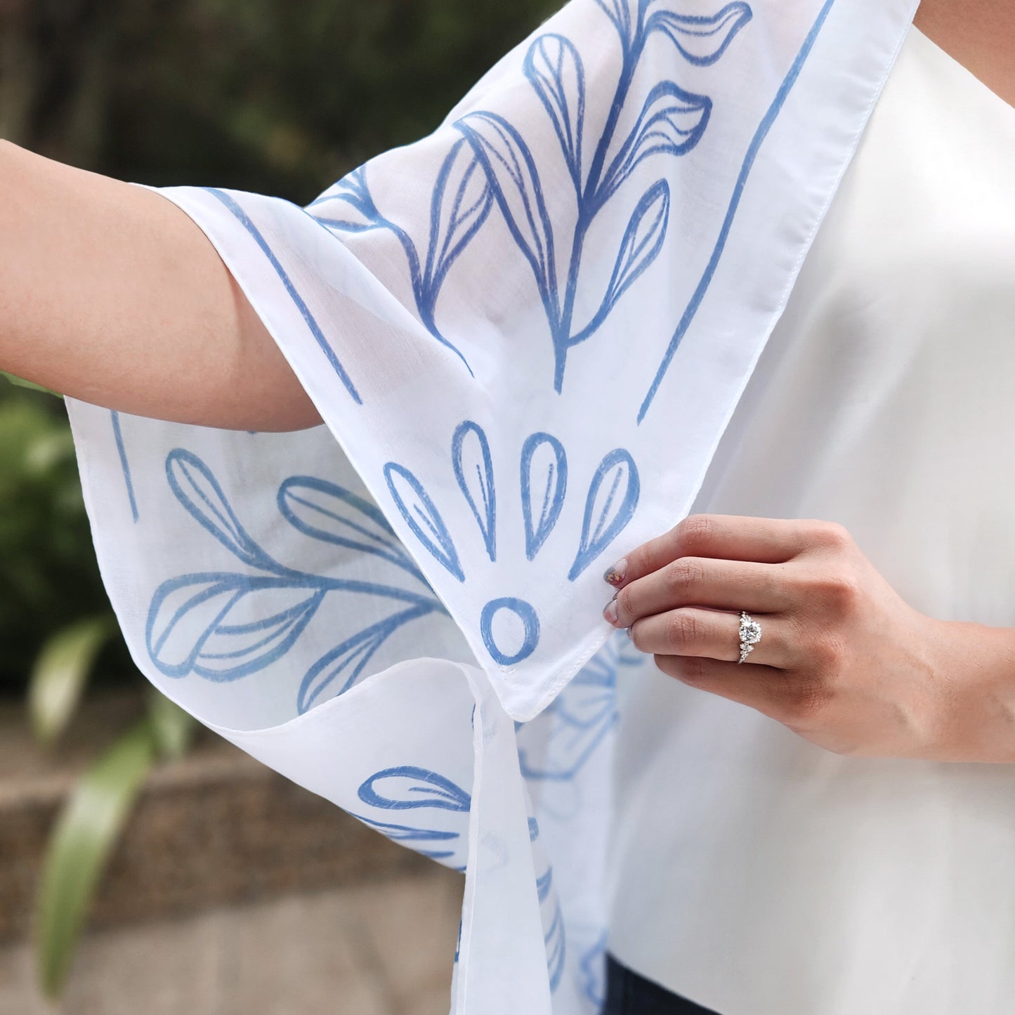 Asteria Square Kimono Shawl