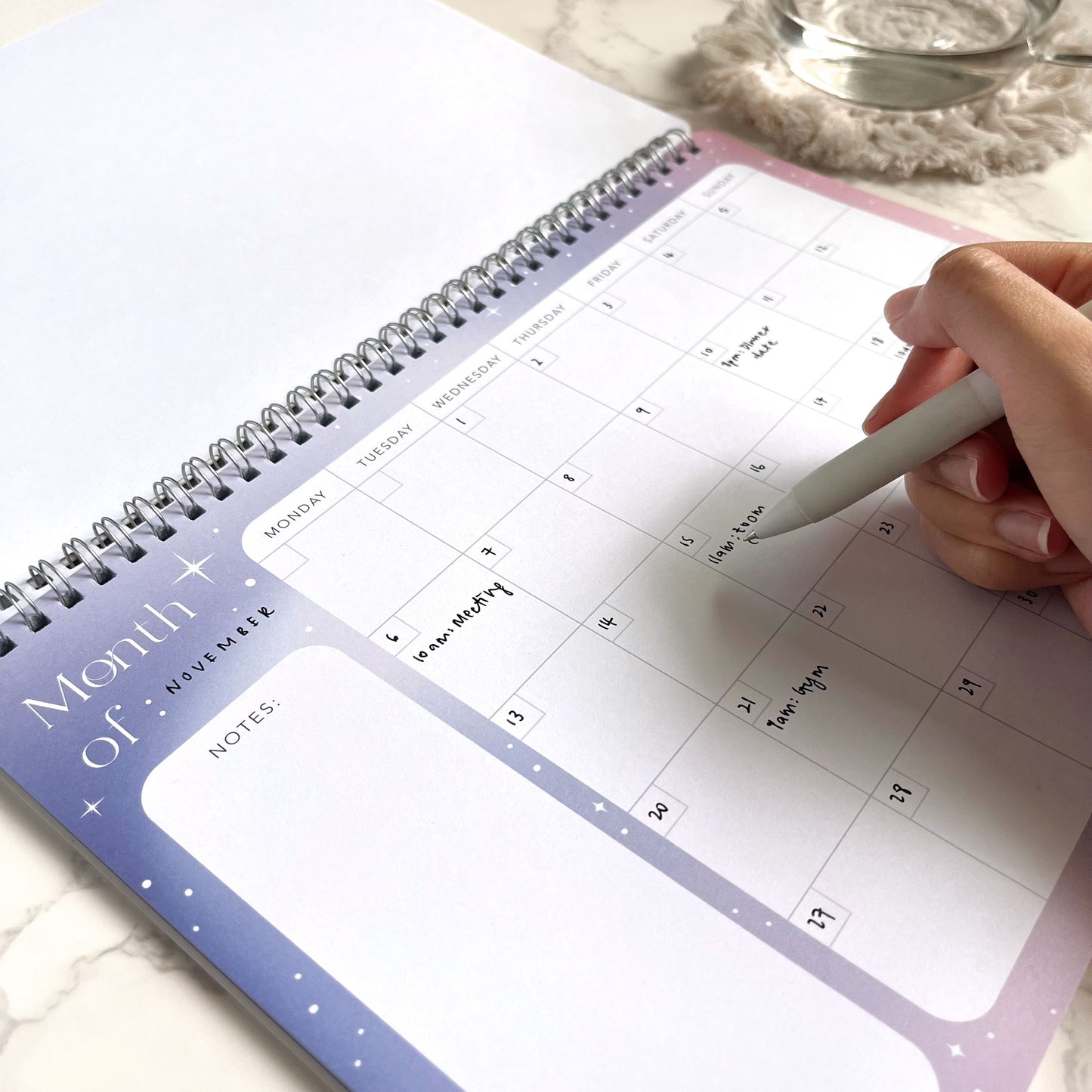 Aurora | Desktop Monthly Planner