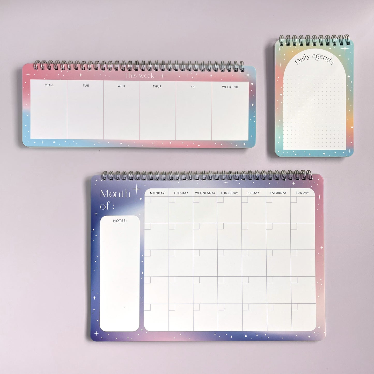 Aurora | Desktop Planners Collector's Set (UP. $48)