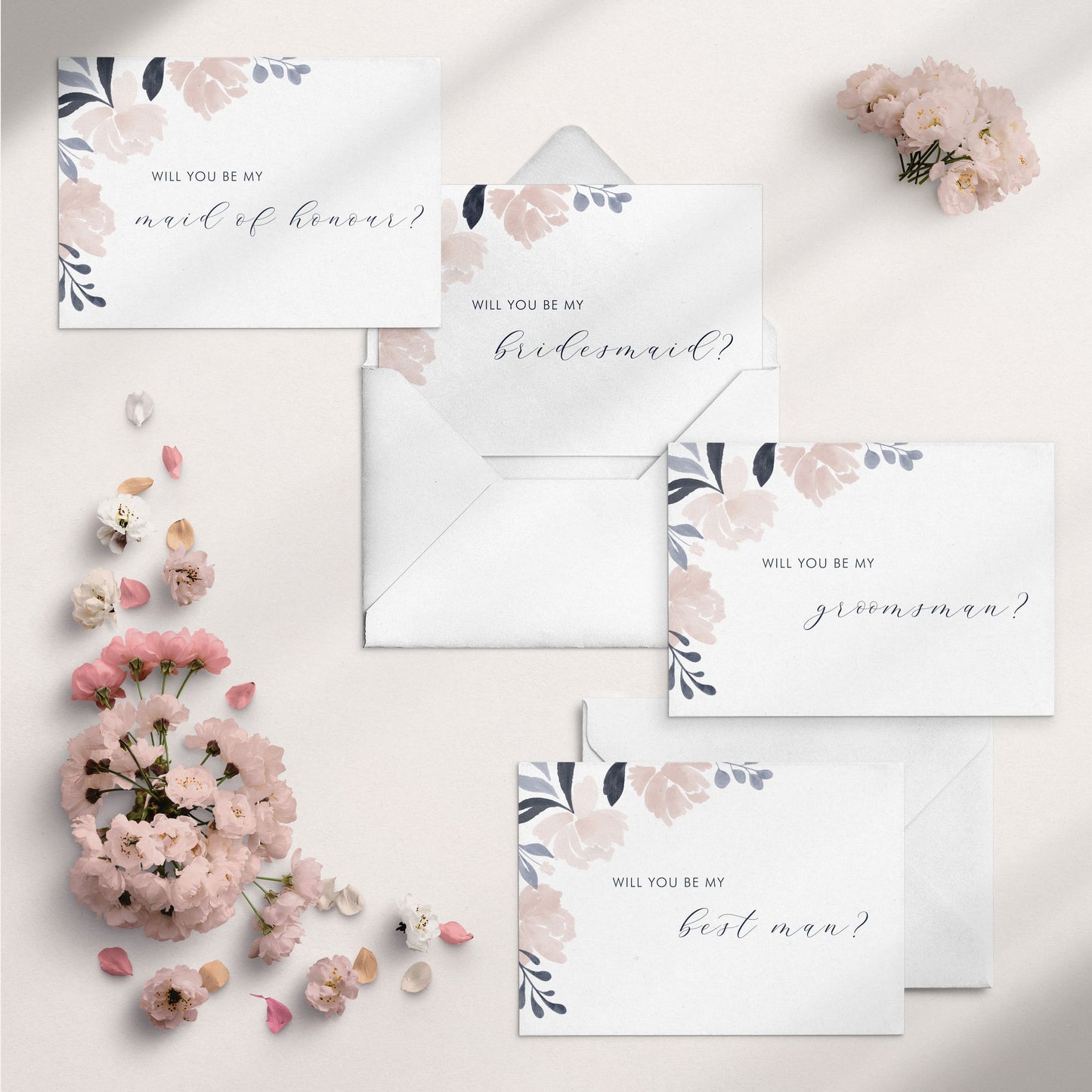 Bridal Party Bridesmaid Groomsman | Proposal Card