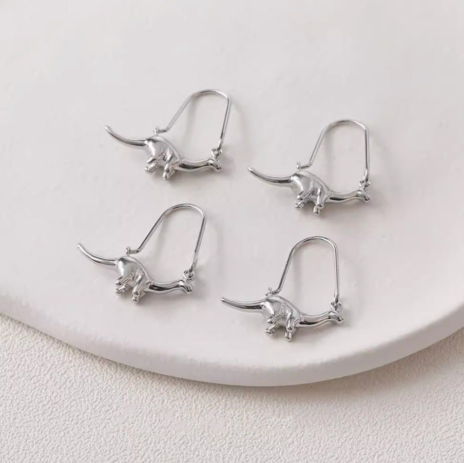 Brontosaurus Dangly Earrings