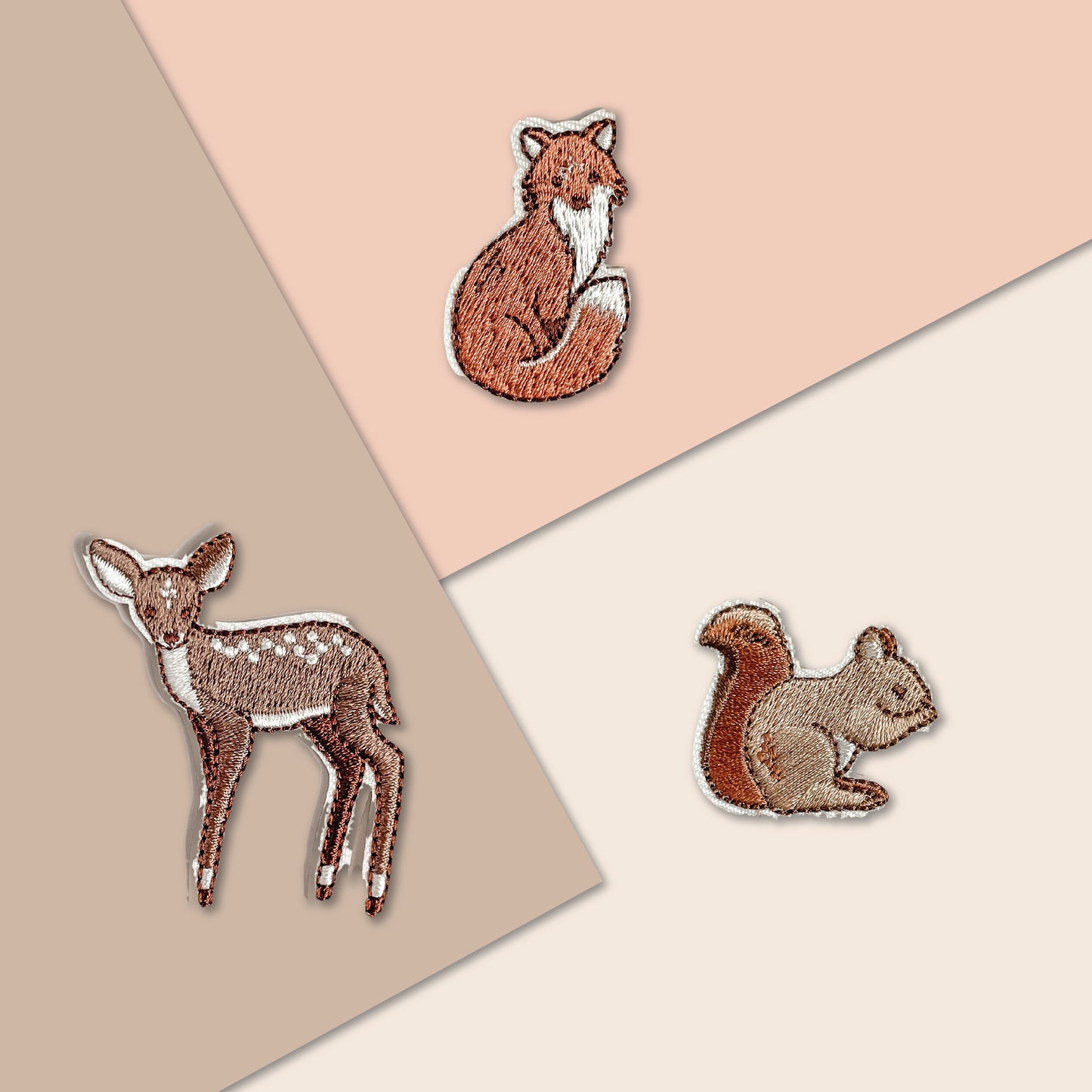 Forest Friends | Animal Embroidery Iron-on Patch
