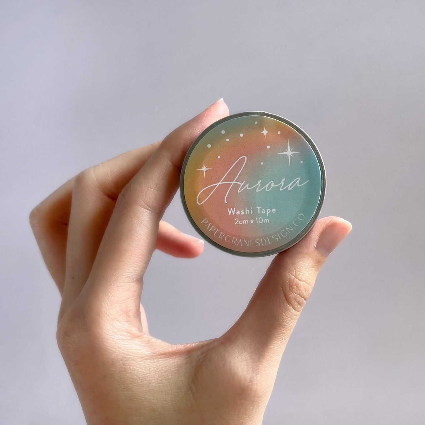 Aurora | Silver-foiled Washi Tape