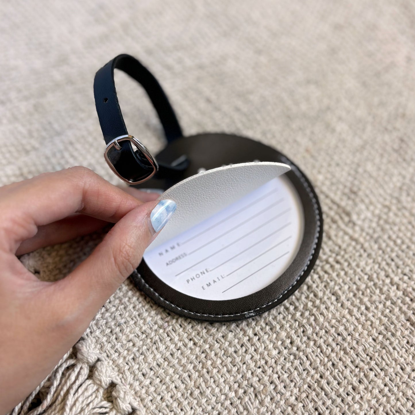 Midnight Wanderlust Luggage Tag