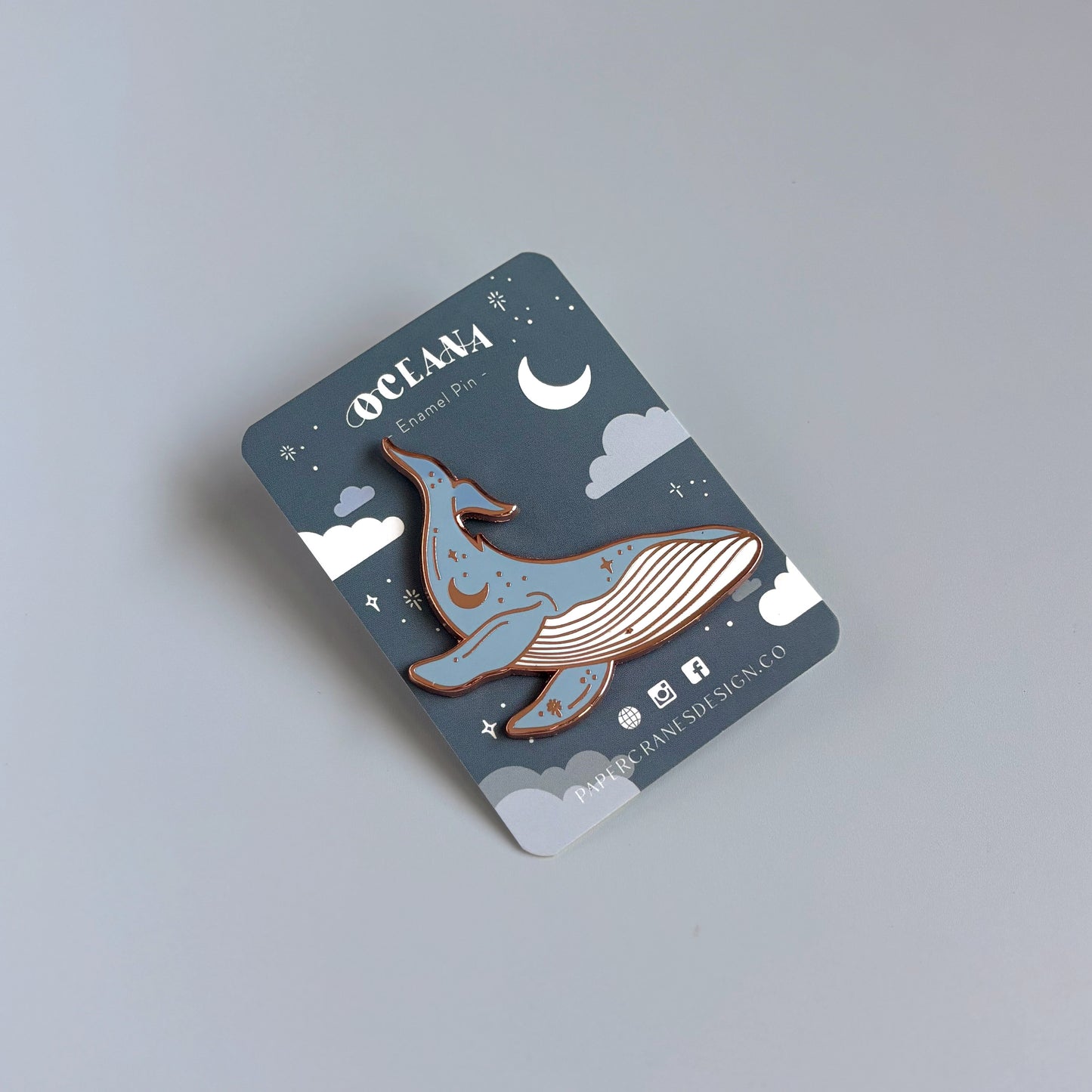 Oceana Enamel Pin | Humpback Whale