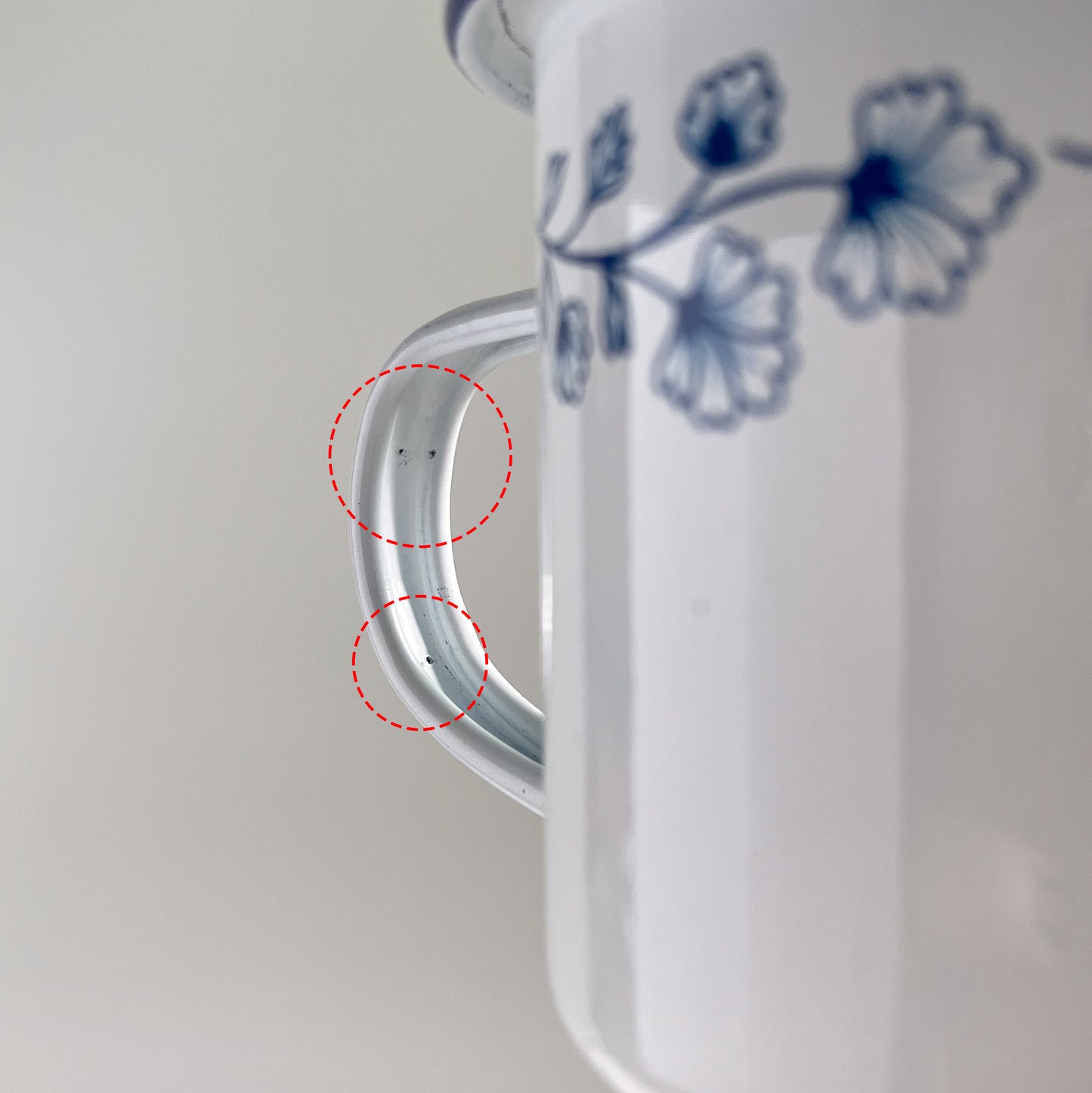 Oriental Bloom 350ml Enamel Cup