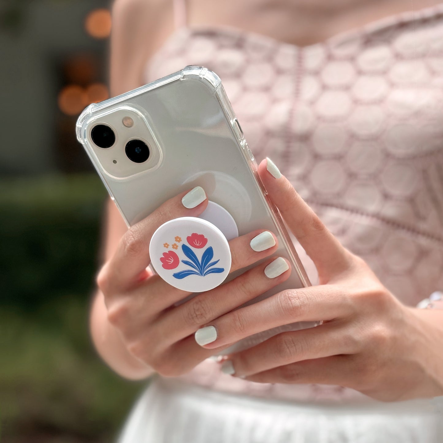 Poppy Matte Phone Grip