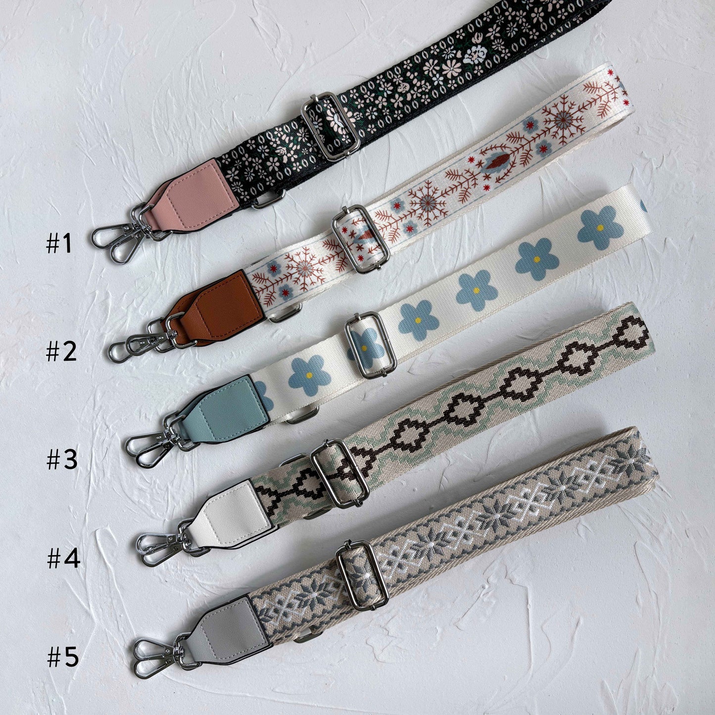 Patterned Bag Straps