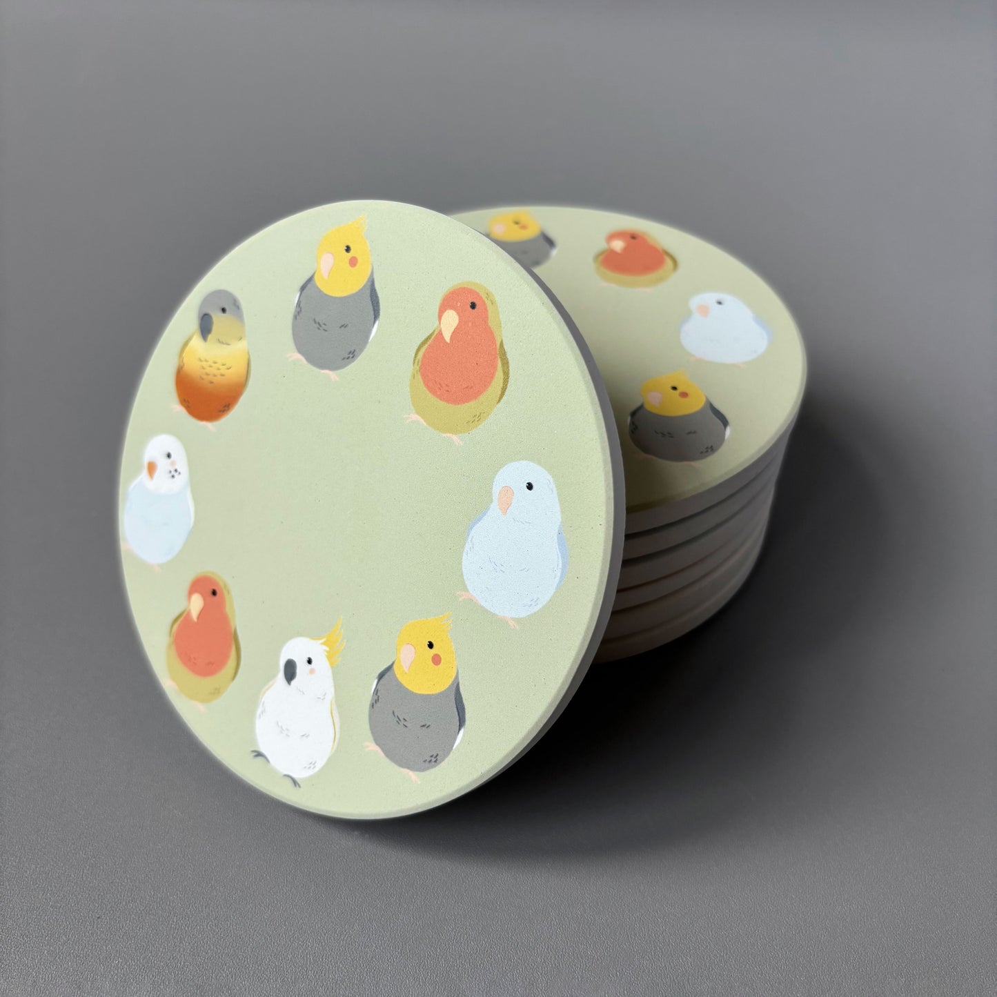 Paws & Whiskers Diatomite Coasters