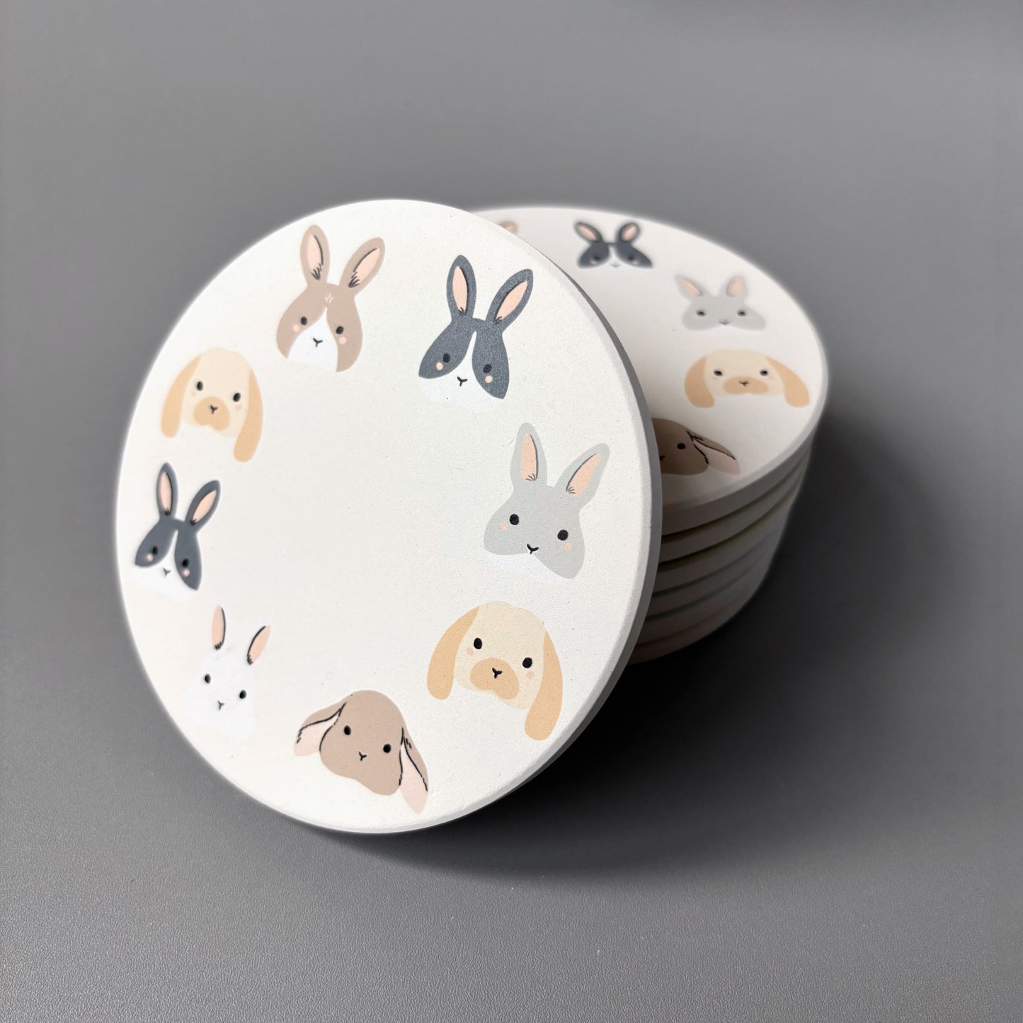 Paws & Whiskers Diatomite Coasters