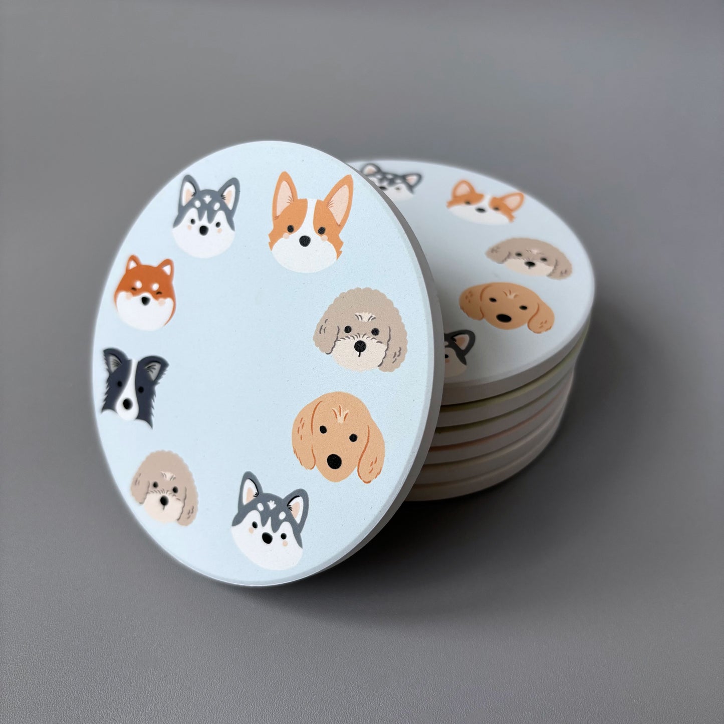 Paws & Whiskers Diatomite Coasters