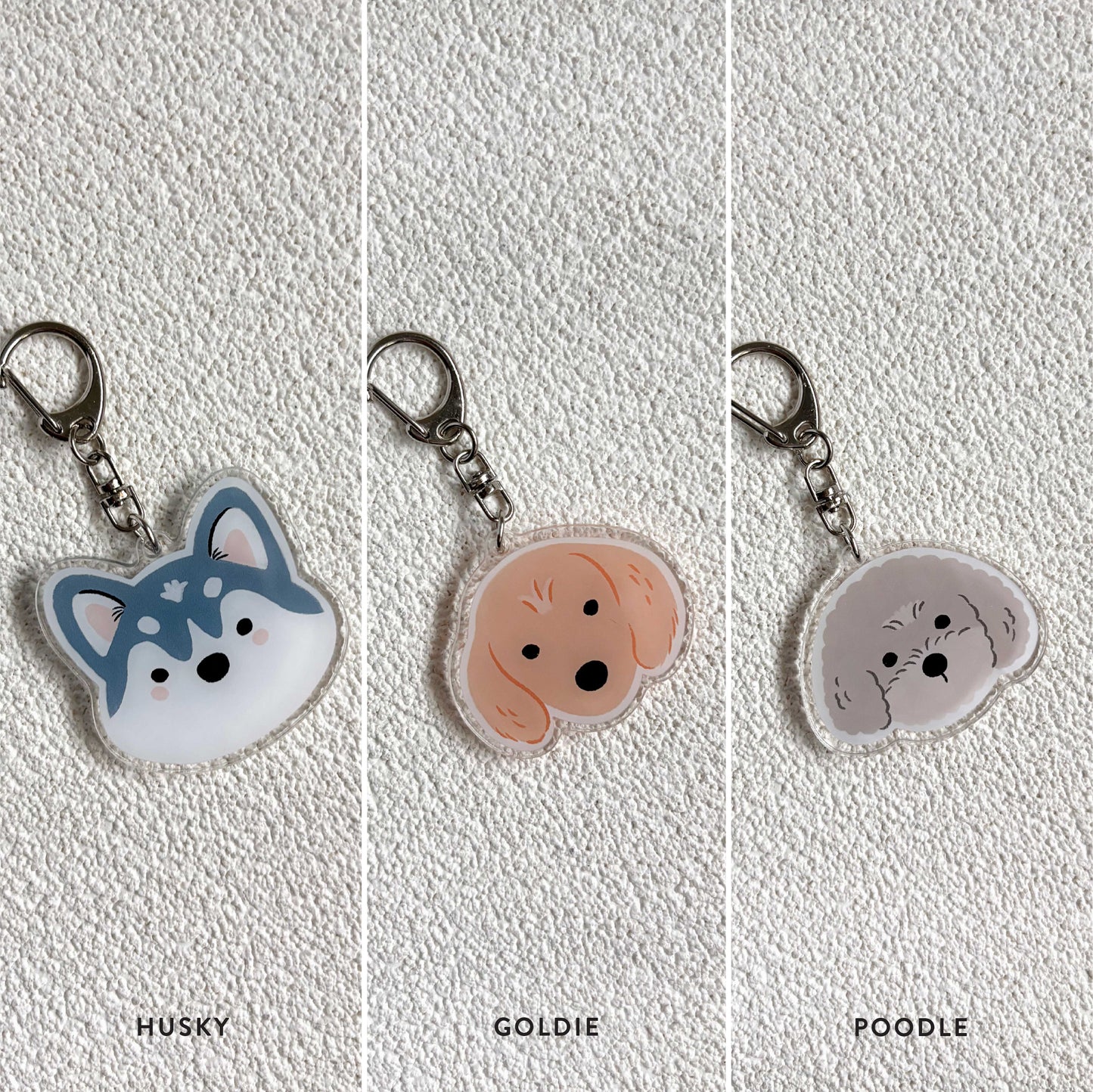 Puppy Love Acrylic Keychain