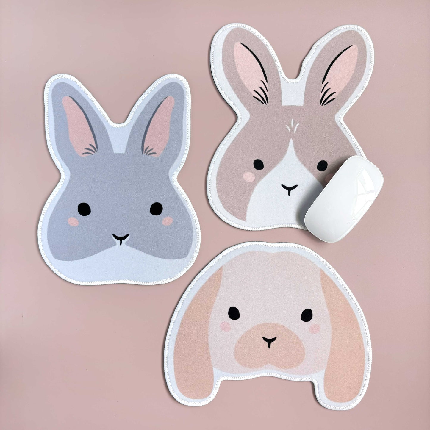 Fluffy Bunny Mousepad