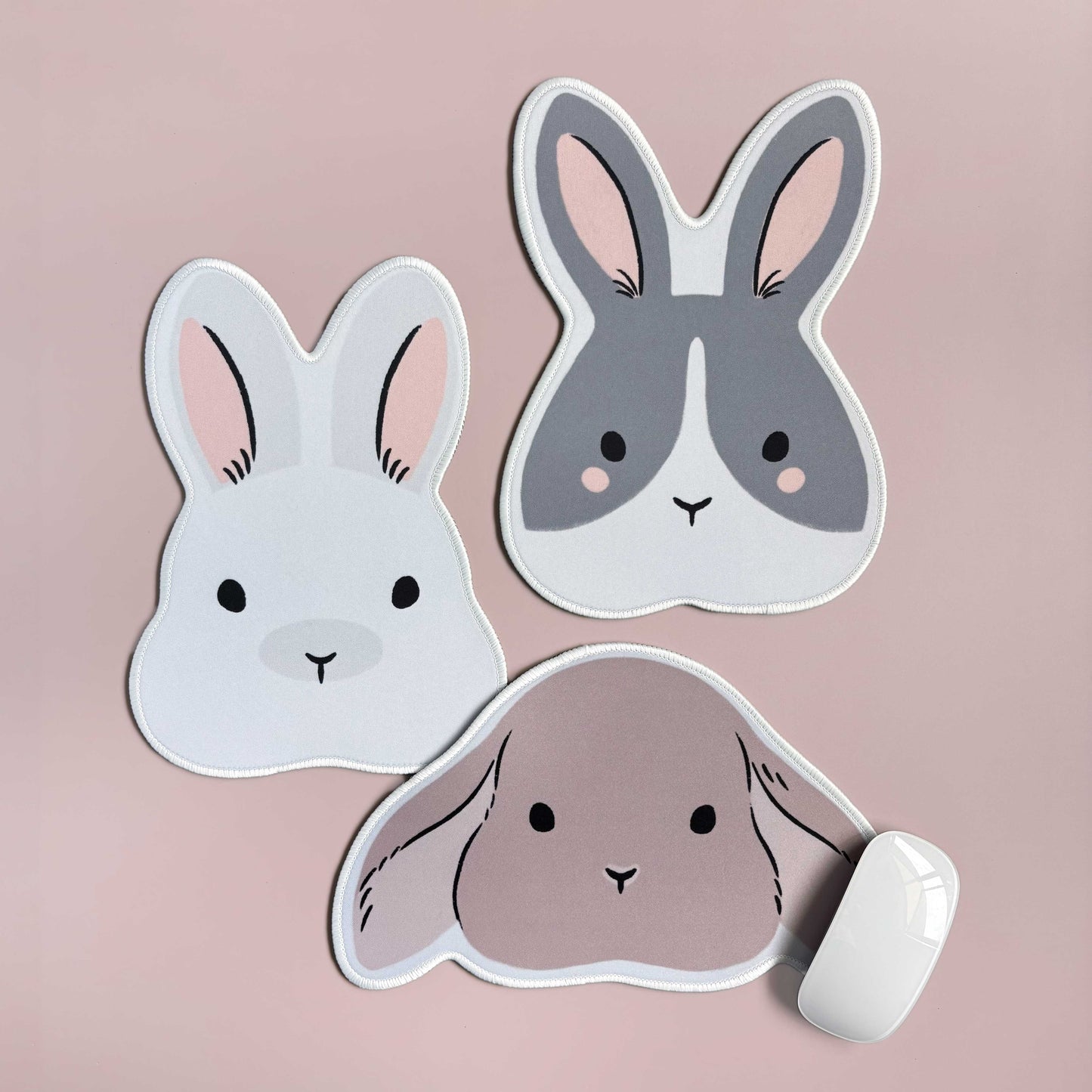 Fluffy Bunny Mousepad