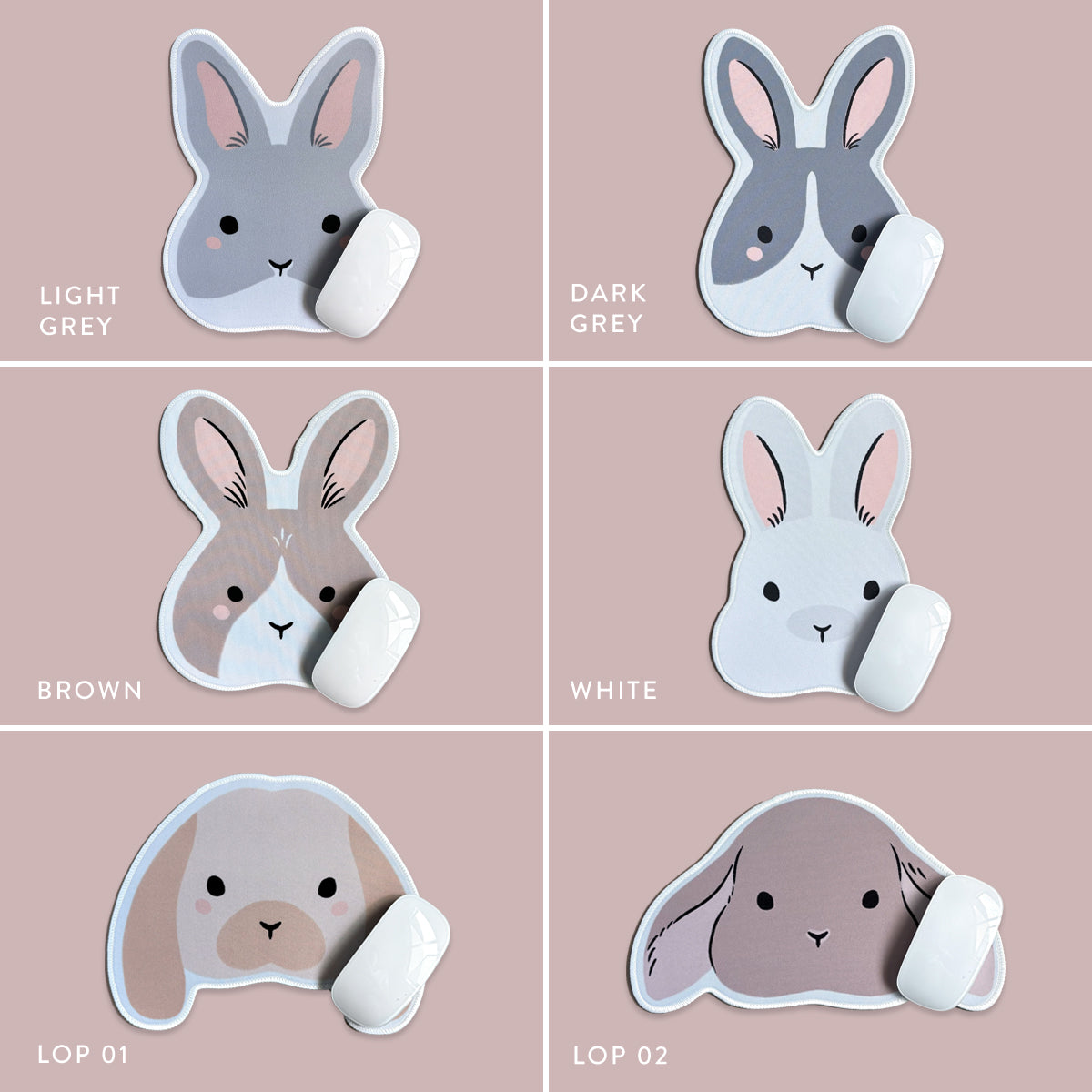 Fluffy Bunny Mousepad