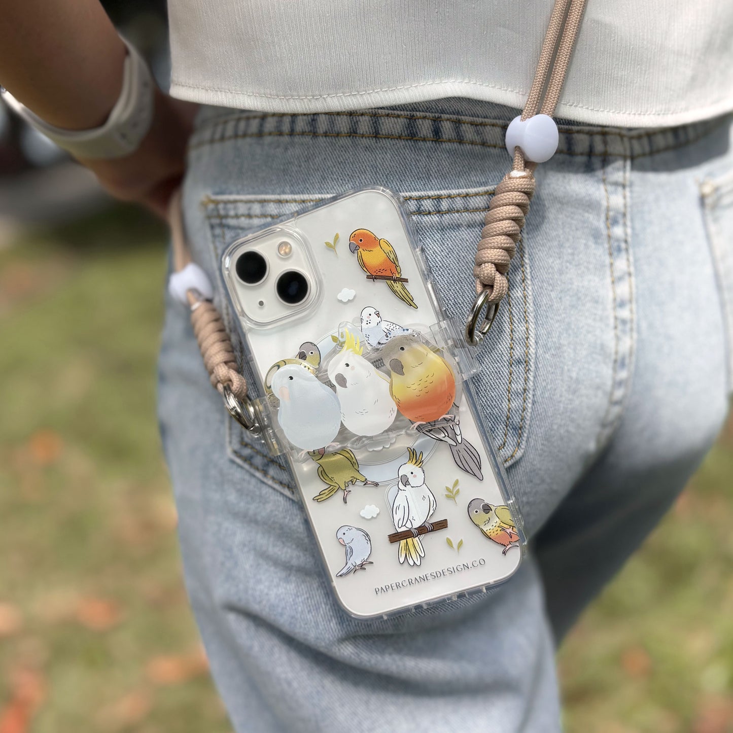 Birdie Bliss Snap Strap | Phone Lanyard Clip