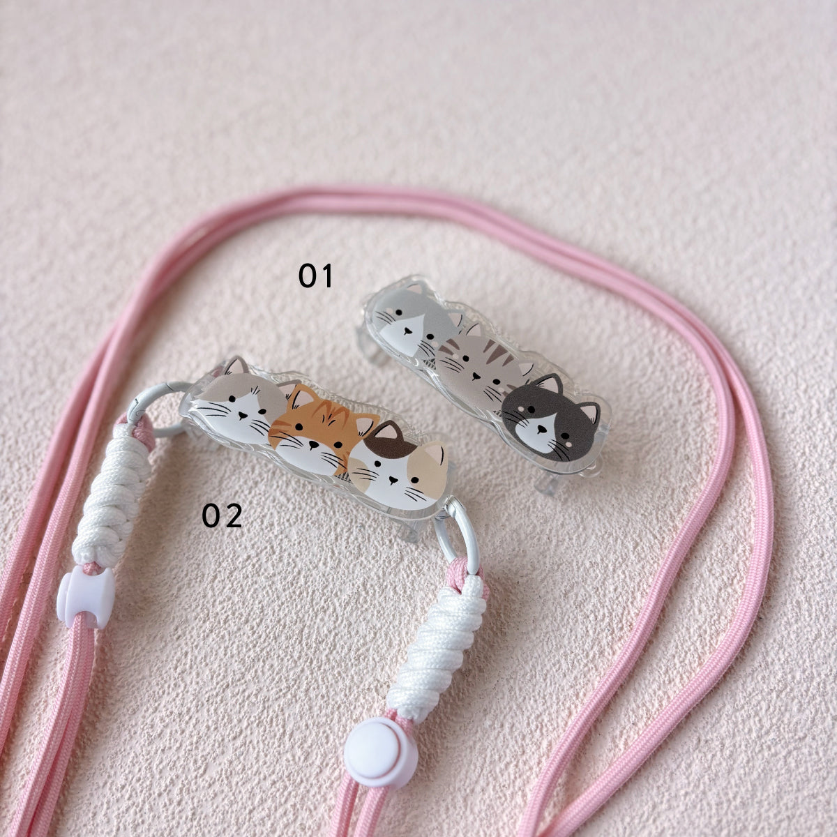 Cozy Kitty Snap Strap | Phone Lanyard Clip