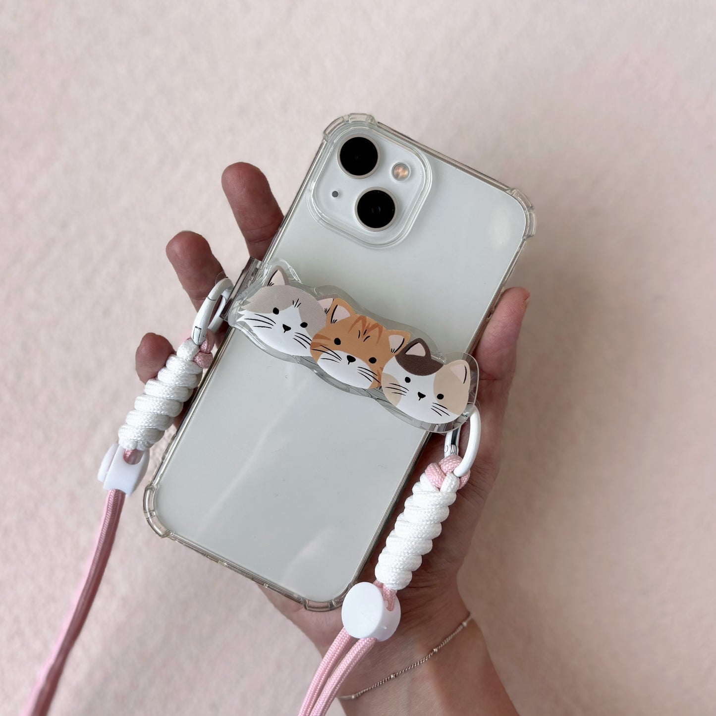 Cozy Kitty Snap Strap | Phone Lanyard Clip