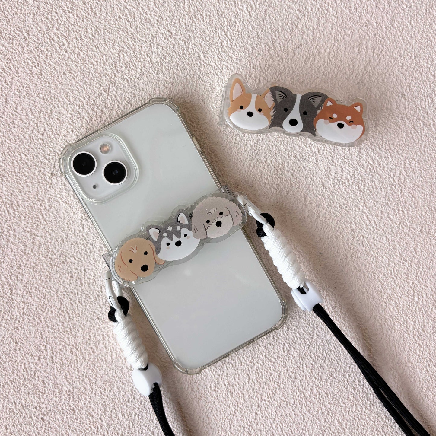 Puppy Love Snap Strap | Phone Lanyard Clip