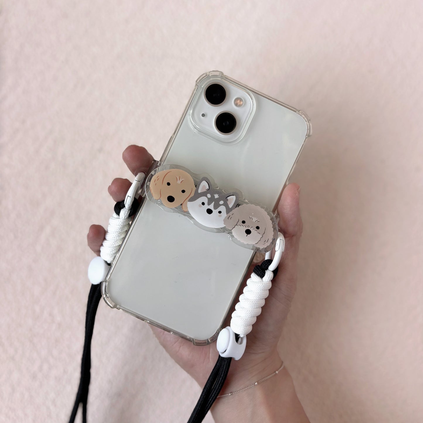 Puppy Love Snap Strap | Phone Lanyard Clip