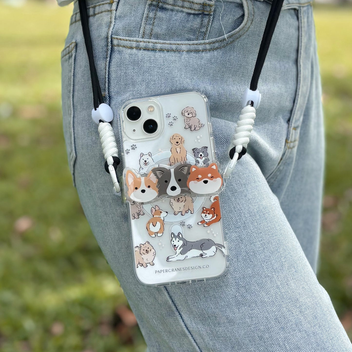 Puppy Love Snap Strap | Phone Lanyard Clip