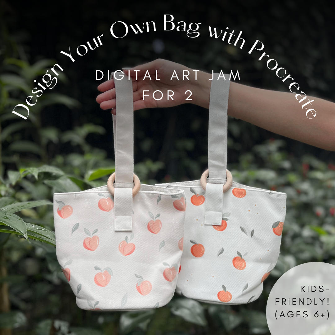 Digital Art Jam for 2: Design Your Own Bag with Procreate