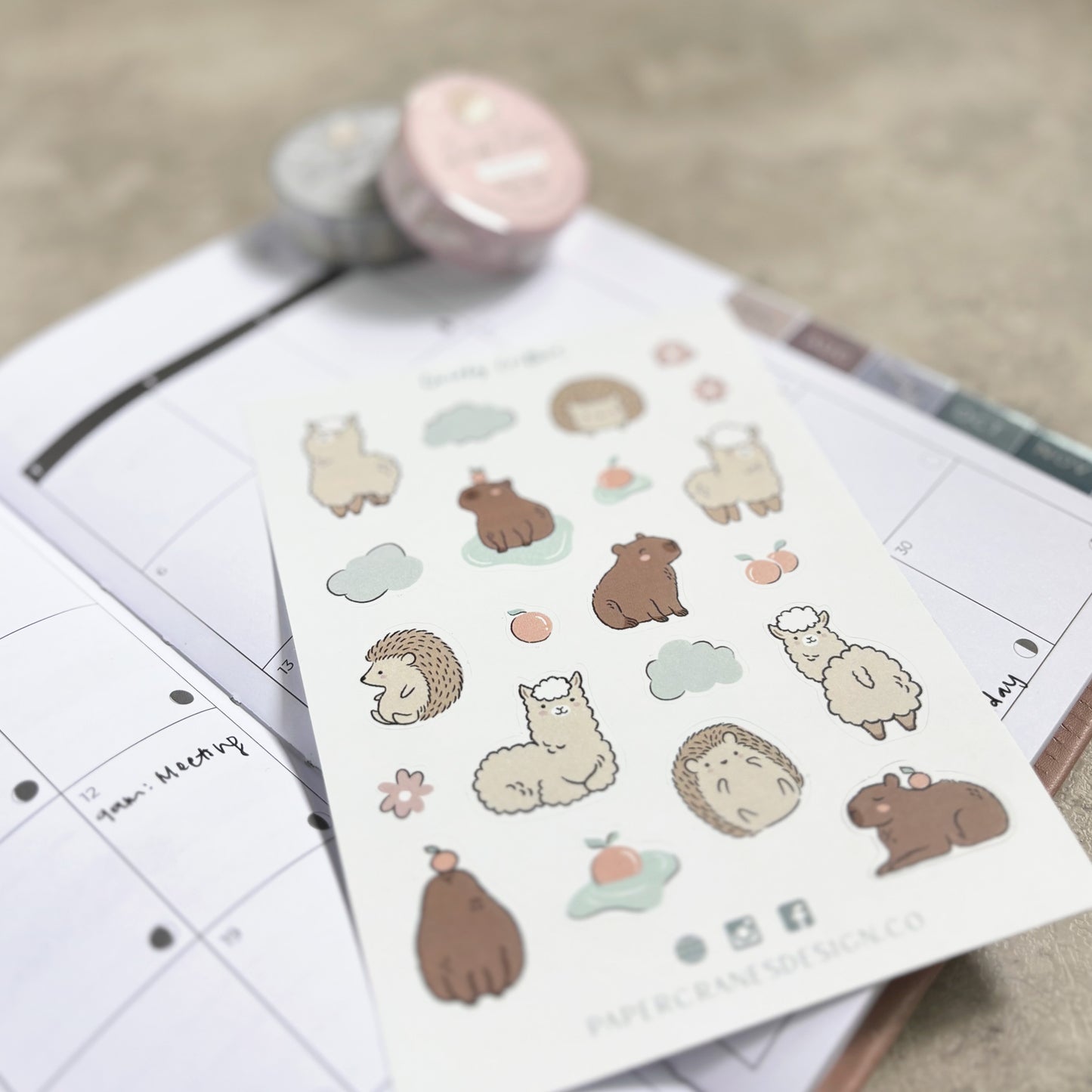 Quirky Critters | Sticker Sheet