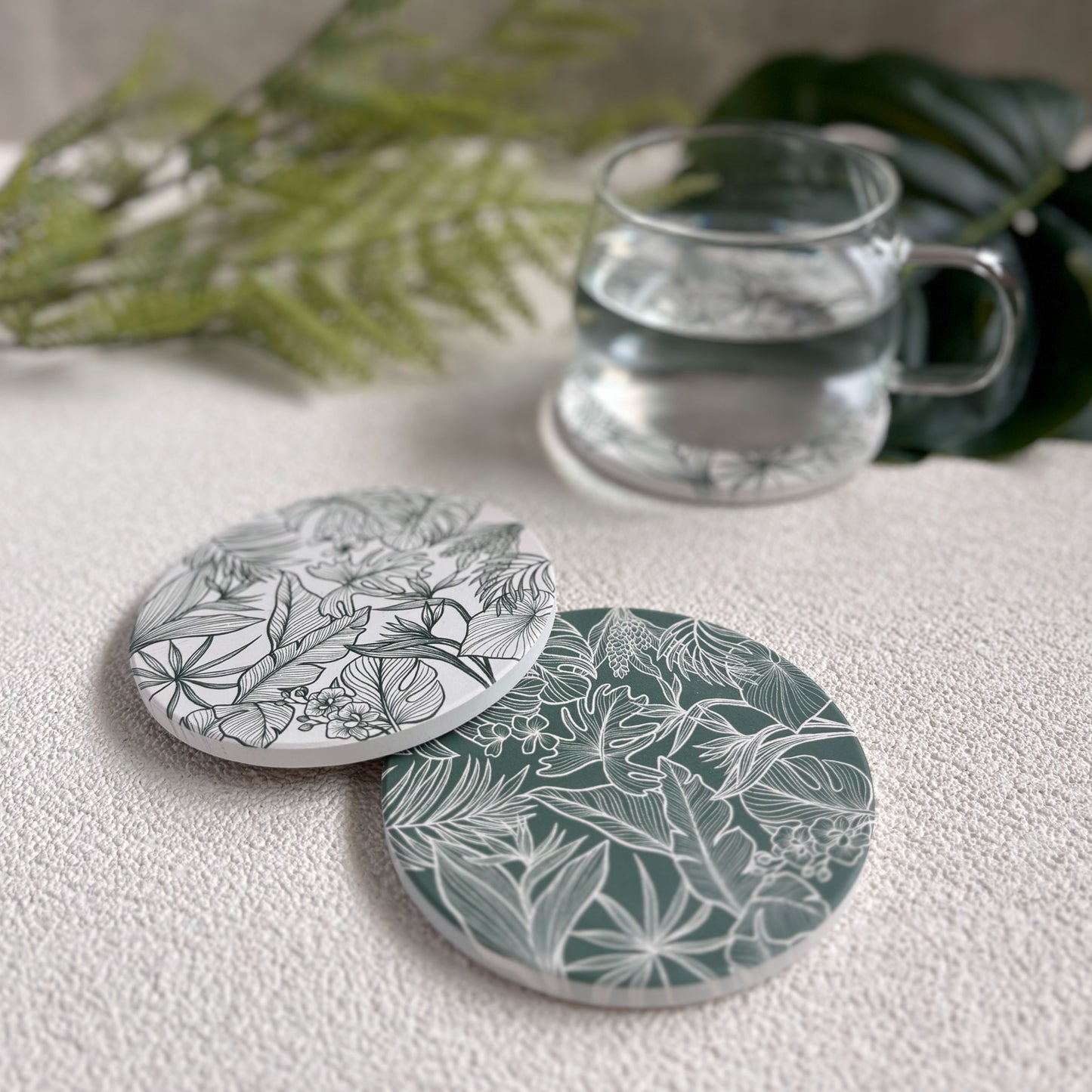 Tropicana Diatomite Coasters