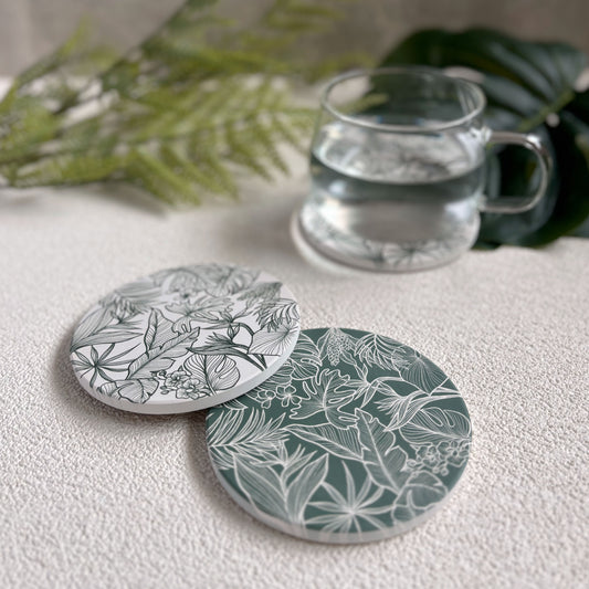 Tropicana Diatomite Coasters