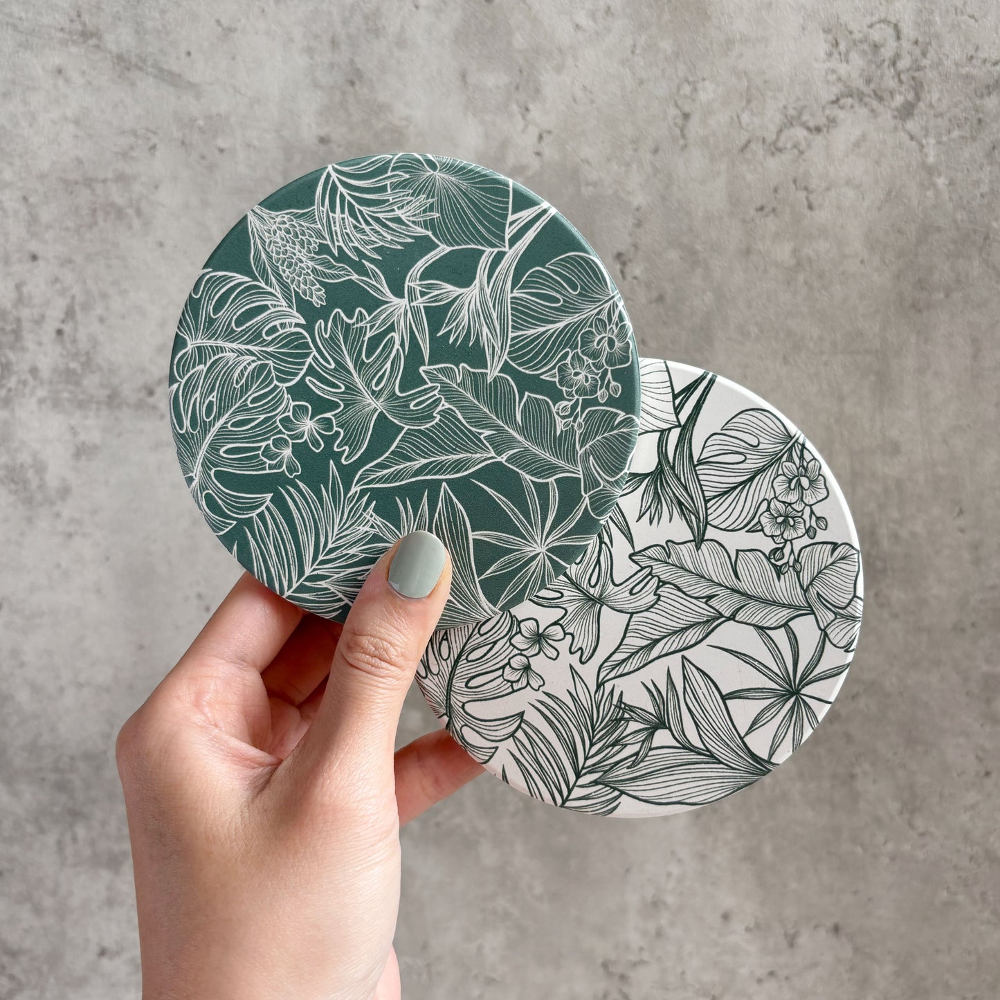 Tropicana Diatomite Coasters