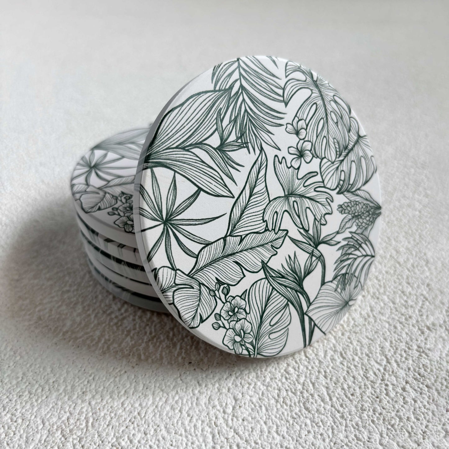Tropicana Diatomite Coasters