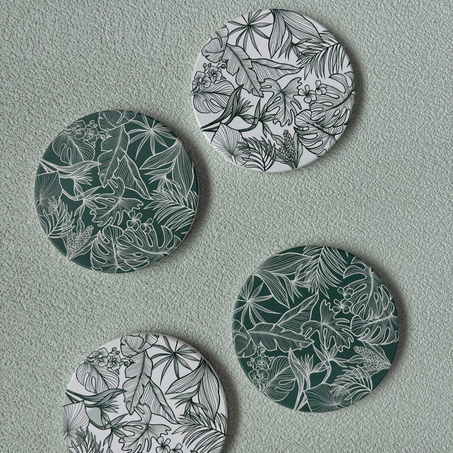 Tropicana Diatomite Coasters