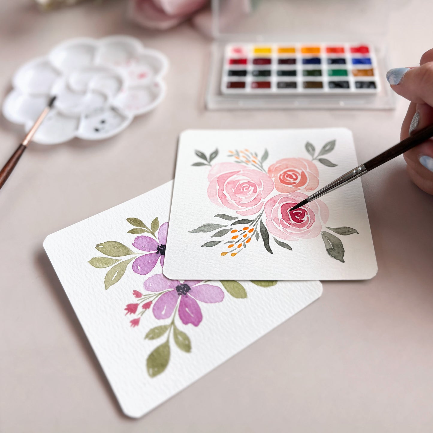Workshop: Watercolour Florals for Beginners (Mother's Day Special)