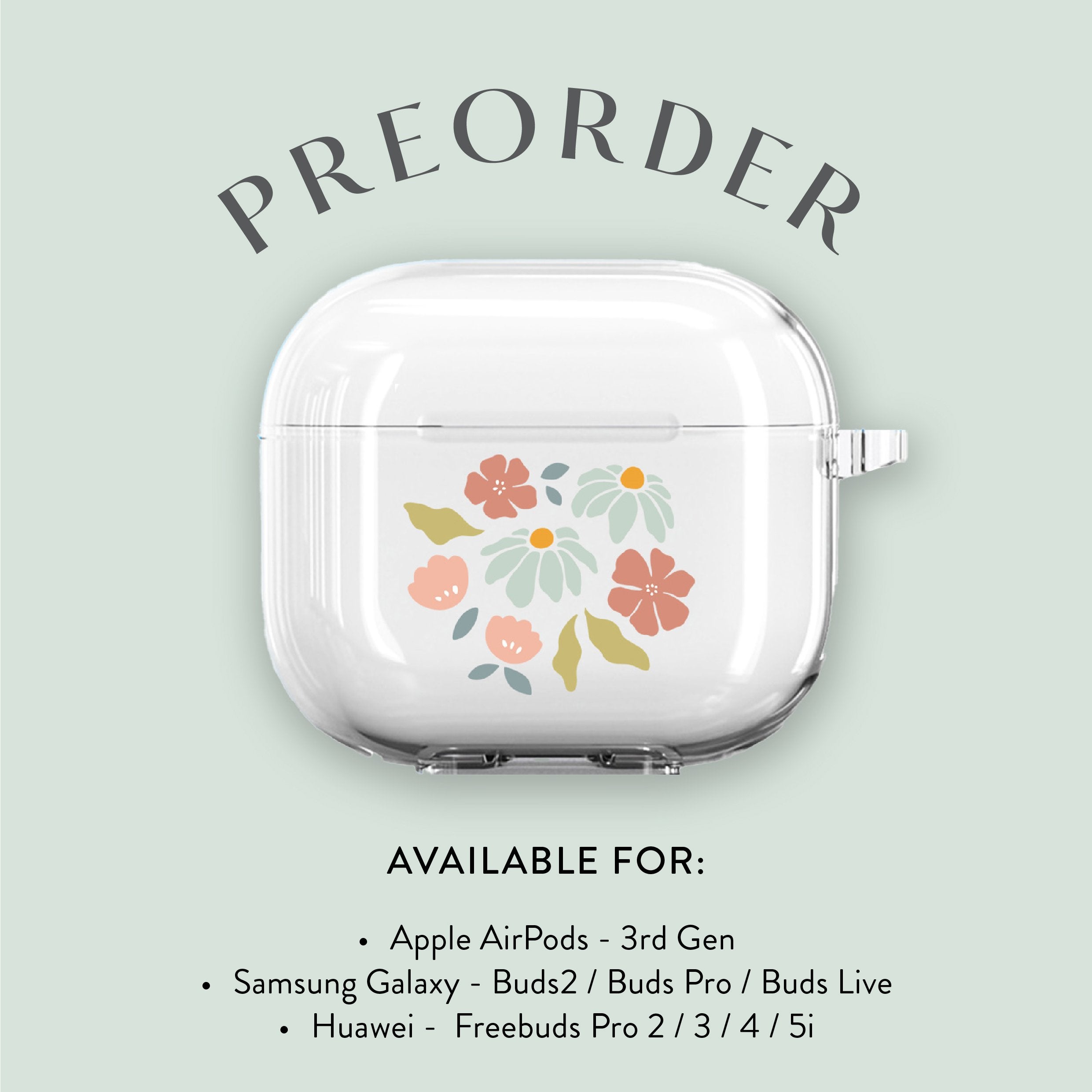 PREORDER CLOSED Retro Summer Ear Buds Case Apple AirPods 3