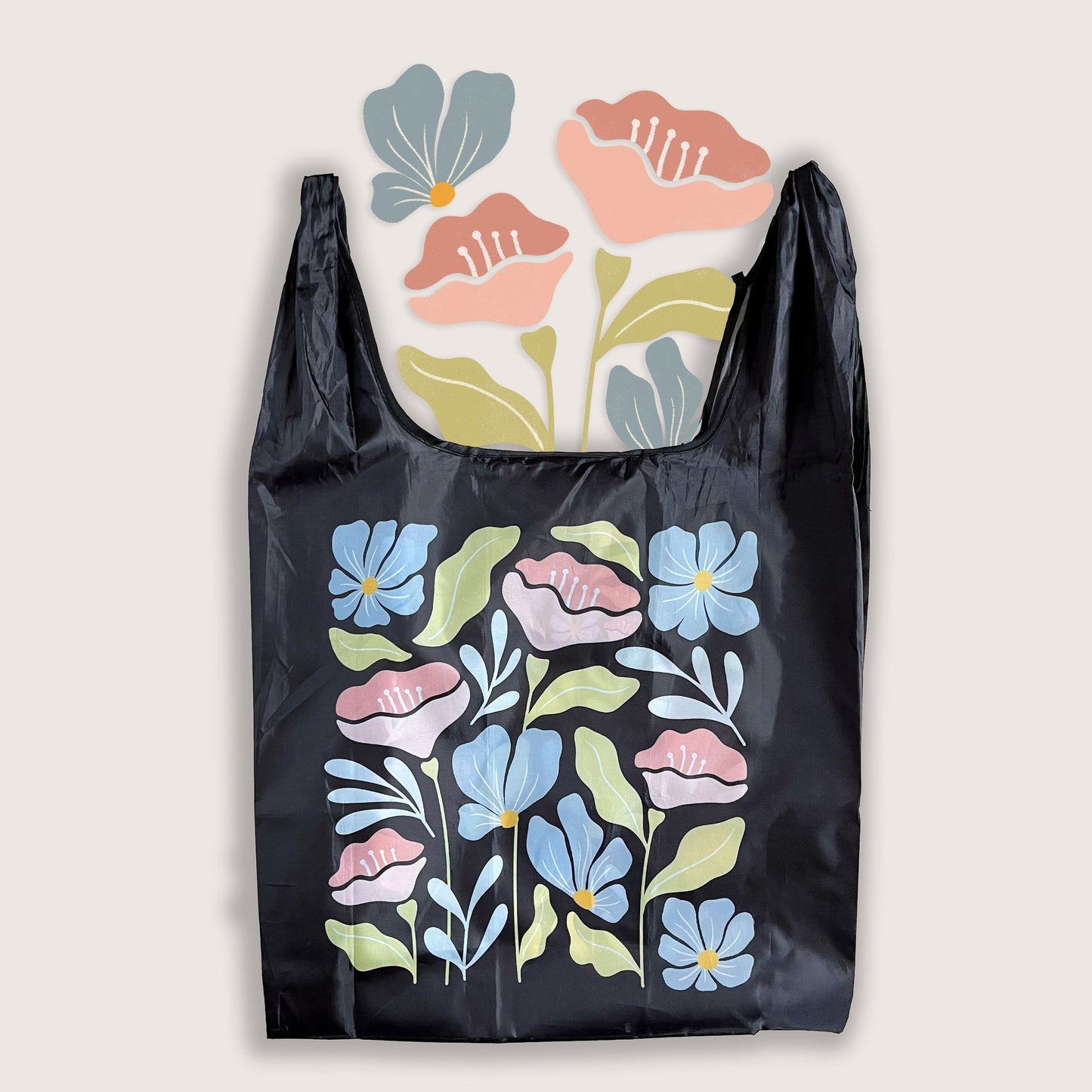 Groovy Florals | Reusable Shopping Bag
