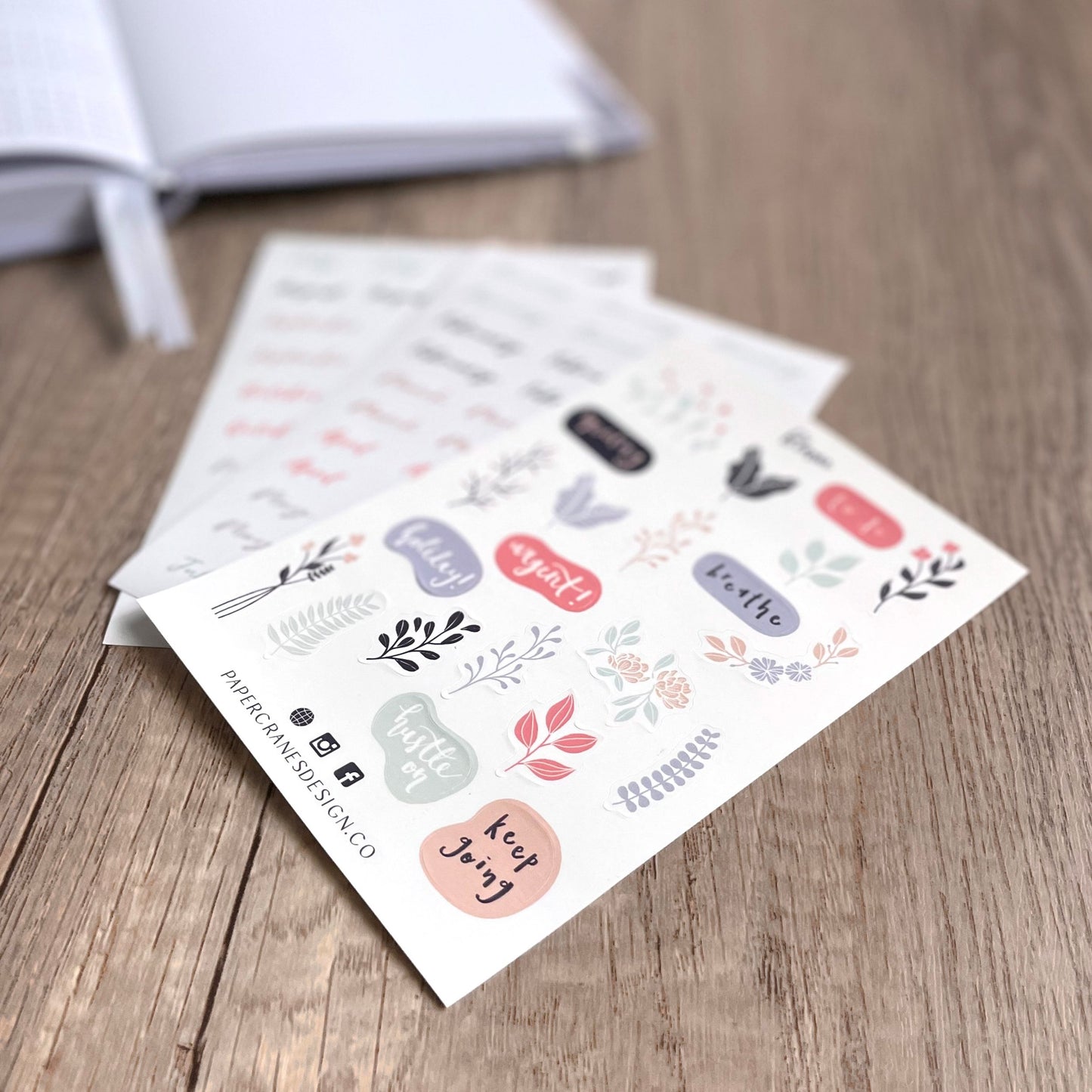 Bloom | Planner Sticker sheets - Set of 3