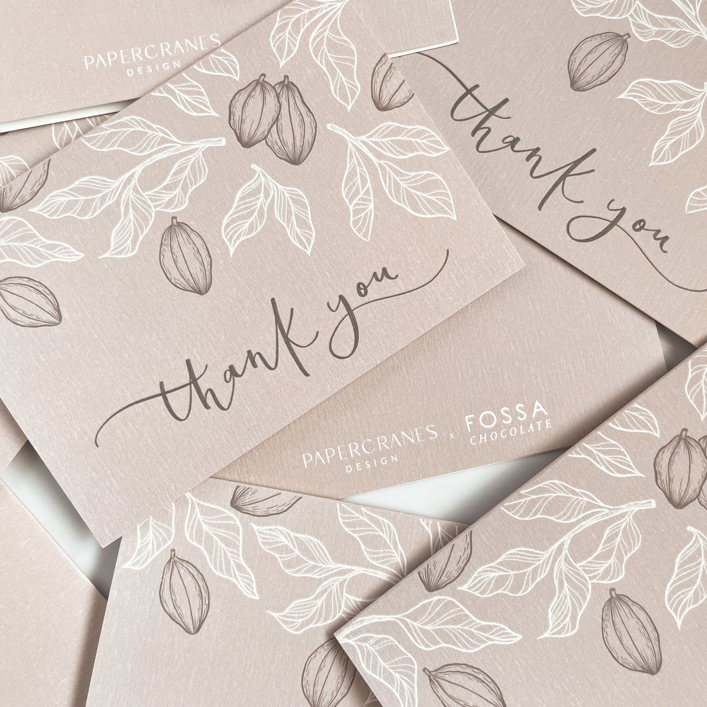 Thank You | Greeting Card (x Fossa Chocolate)