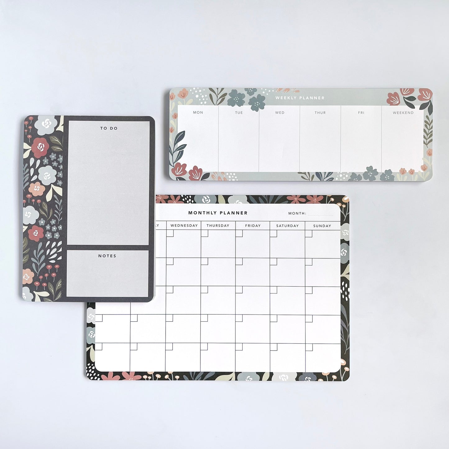Winter Petals | Desktop Planners Bundle of 3 (UP. $40)
