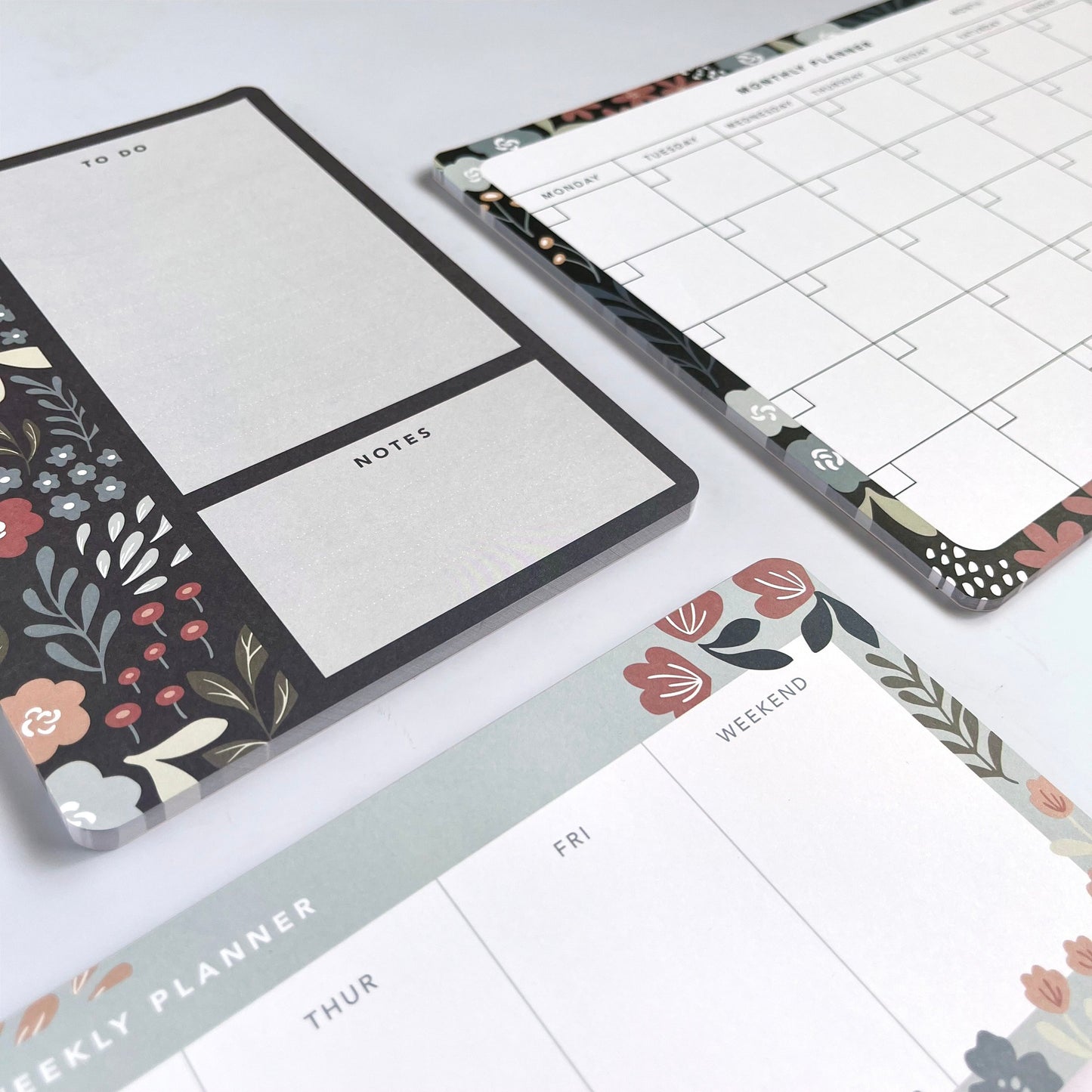 Winter Petals | Desktop Planners Bundle of 3 (UP. $40)