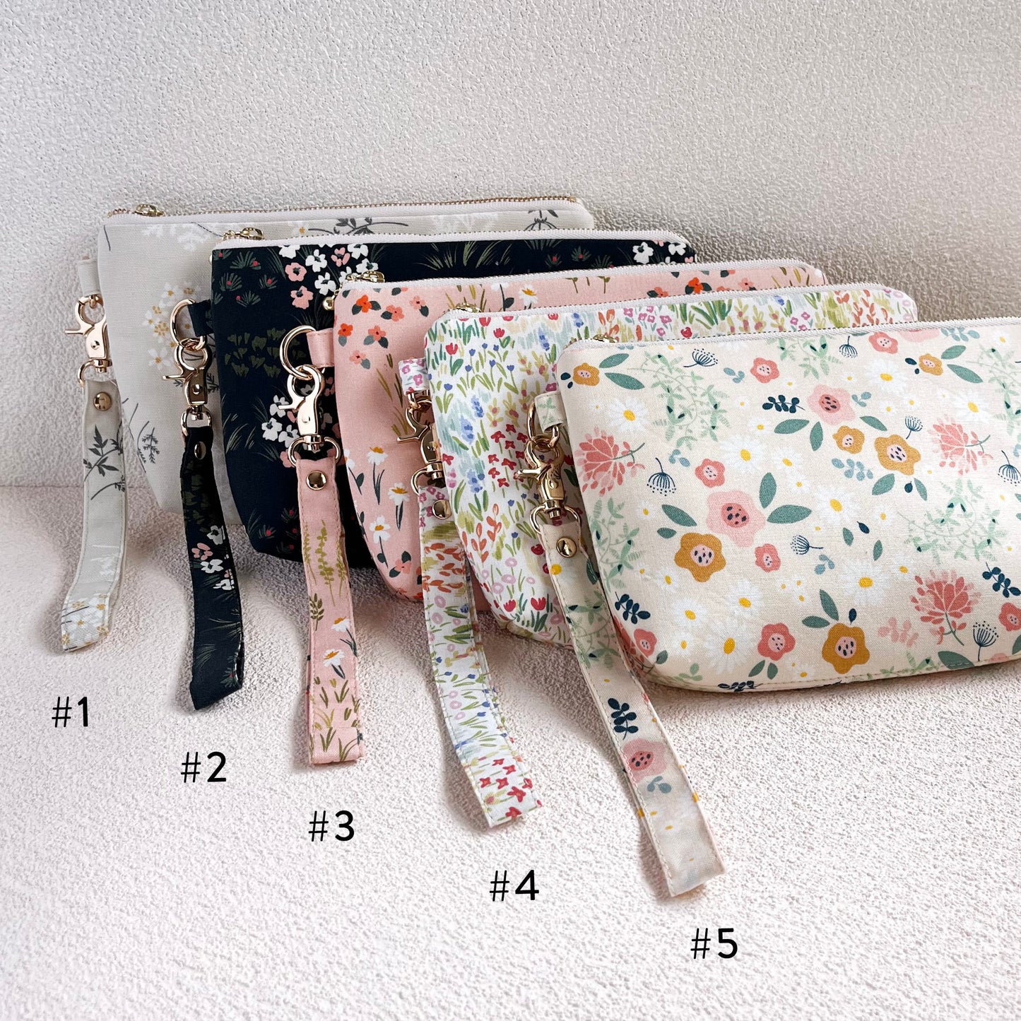 Laurie Zip Wristlet Pouch
