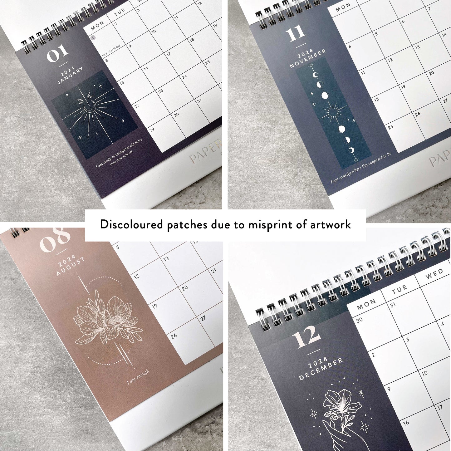 [B-Grade] Moonflower | 2024 Desk Calendar
