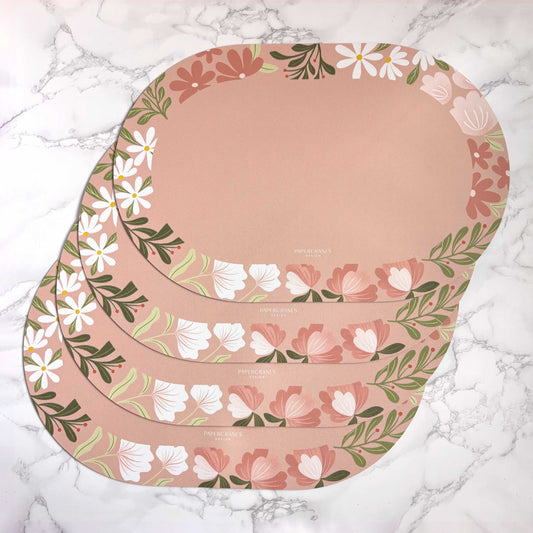 Floral Grace Dining Placemat Bundle Pack of 4 (UP. $40)