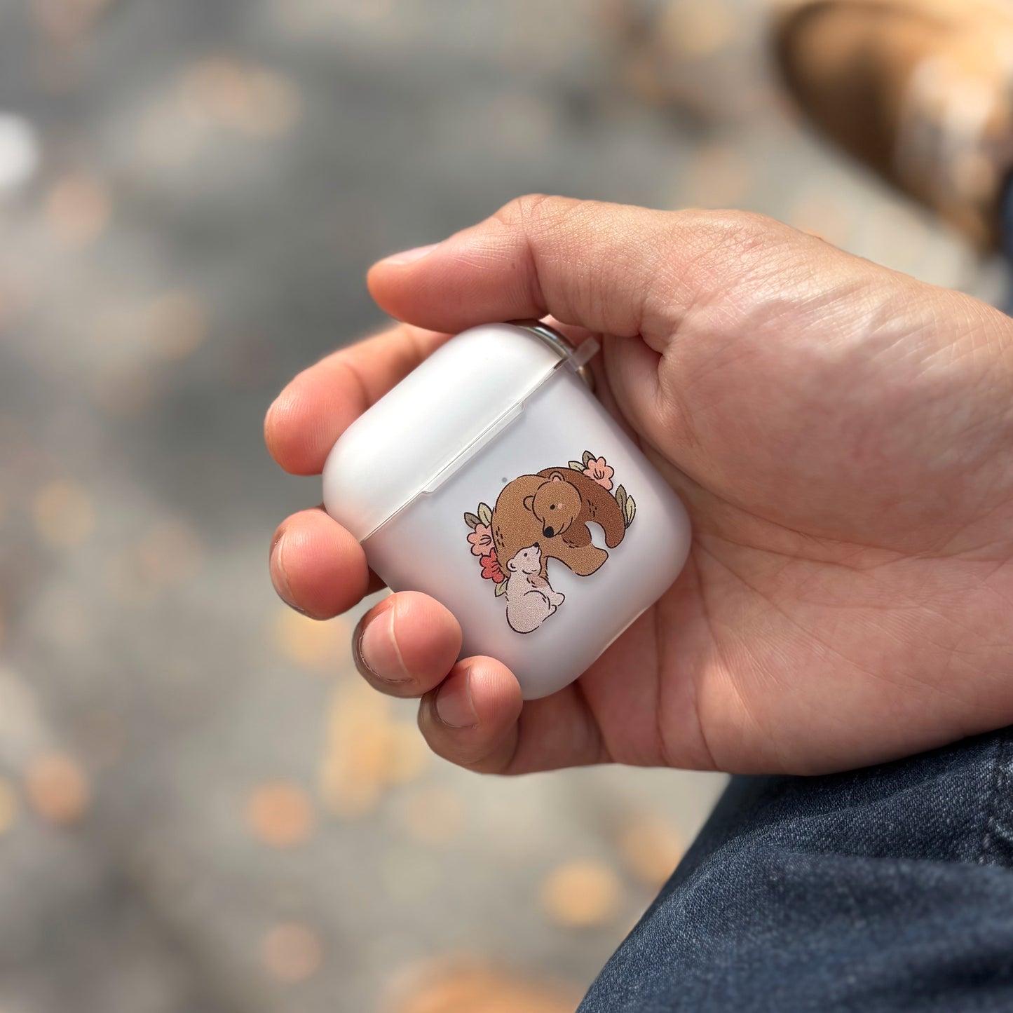 [PREORDER] Forest Friends | Mama Bear & Cub Ear Buds Case