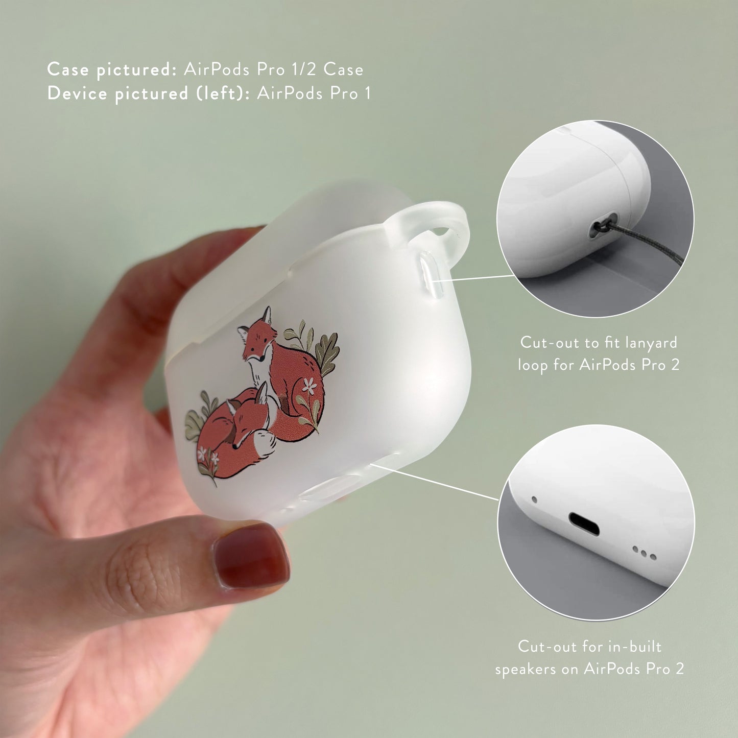 [PREORDER] Forest Friends | Fox Ear Buds Case