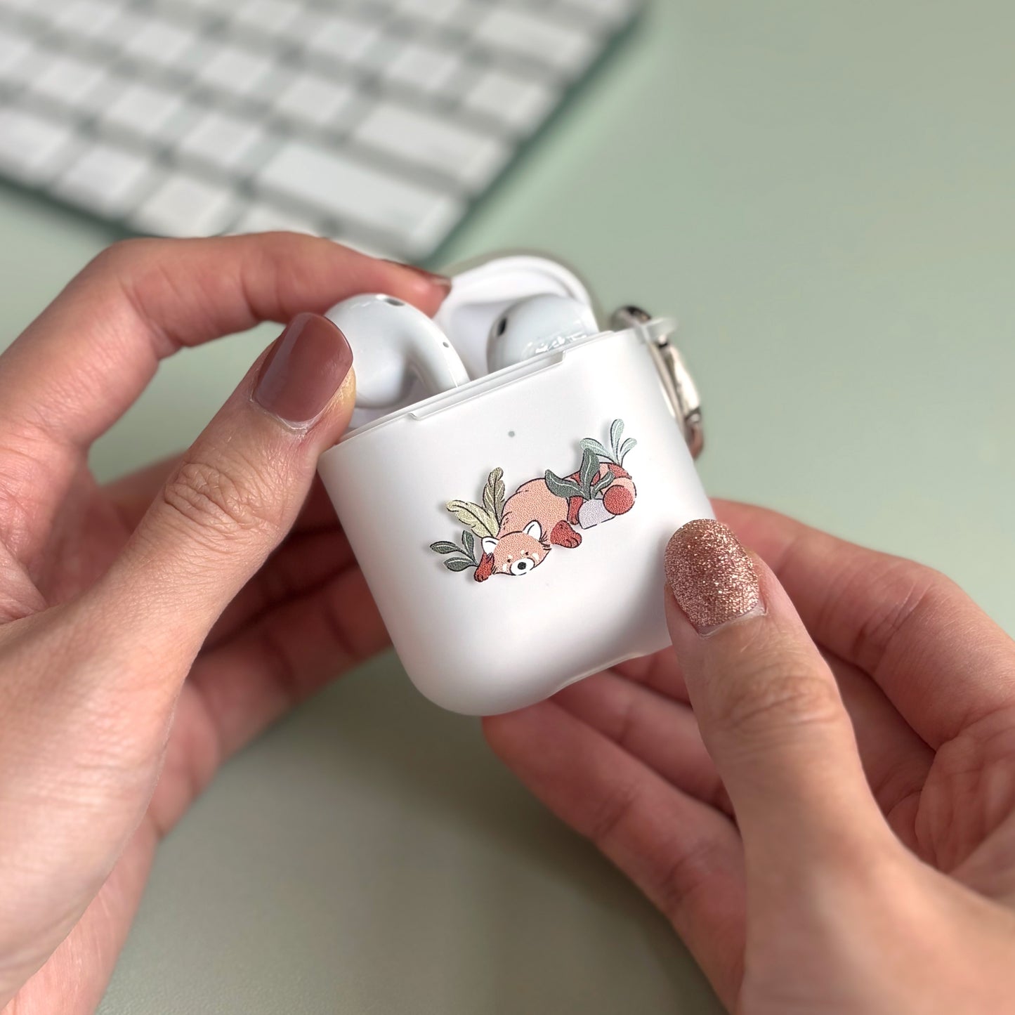 [PREORDER] Forest Friends | Red Panda Ear Buds Case