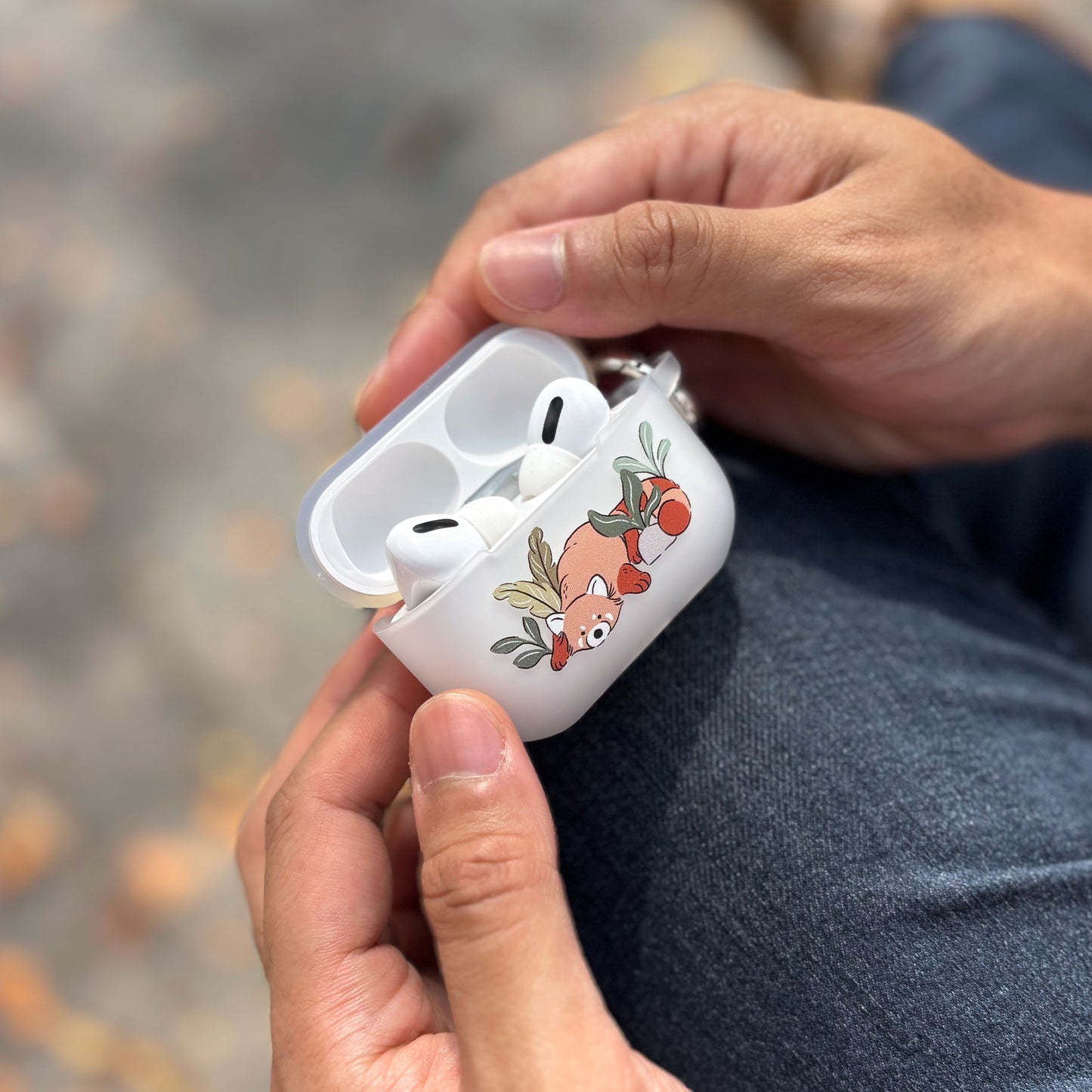 [PREORDER] Forest Friends | Red Panda Ear Buds Case