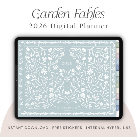 Garden Fables 2026 Digital Planner