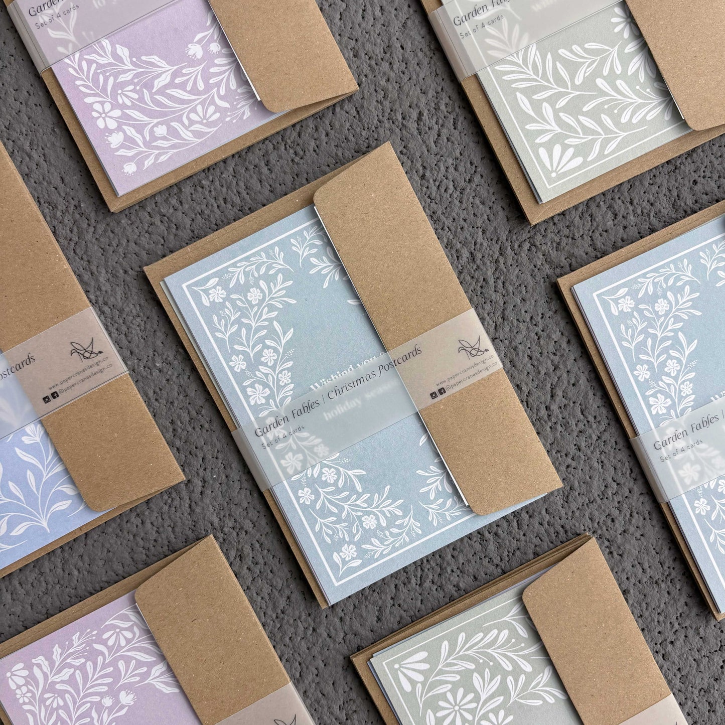 Garden Fables | Christmas Postcards - Set of 4